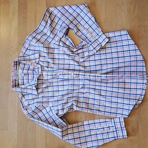 4/$15😊 LL Bean plaid long sleeve shirt